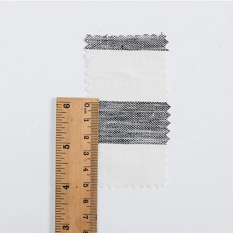New fashion 25mm stripe clothing material wholesale 100% linen fabric
