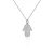 Import New fashion jewelry 925 Sterling Silver Hand pendant with chain necklace from China