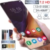 New high-end Tecno note25U mobile phone 7.2 HD large screen smartphone face unlock + fingerprint unlock mobile phone 5g