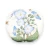 Import New item cheap PU leather desktop pocket makeup mirror with printing from China