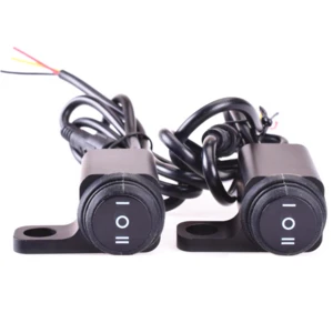 New LED motorcycle switch Motorcycle Handlebar On/Off Switch Waterproof For Fog Spot Light Headlight button