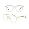 New model metal round glasses TR90 optical eyewear frame