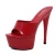 Import new patent leather 15cm super high heel stiletto  waterproof platform high-heeled sandals female summer slippers from China