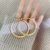 Import New Personality Retro Hoop Earrings Geometric Metal Circle Ring Earring Popular Jewelry from China