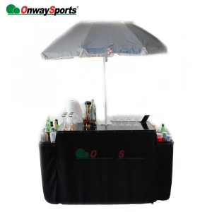New pool party Aluminum Mobile Folding Portable Bar Table