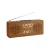 Import New Popular Wooden Temperature Small Led Digital Fm Radio Clock With Usb Charger And Voice Control from China