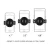 New product independent design factory price 360 degrees car mobile phone accessories holder