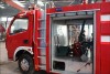new red 4*2 fire fighting truck
