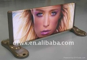 New slim taxi ligt box/Taxi top ADS/Moving advertisements light box/
