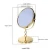 Import New style classical gold plated magnifying makeup vanity mirror from China