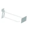 New type double line supermarket metal display hook  with iron plate and price tag