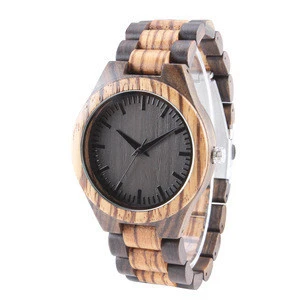 Newest 2018 Fashion Wholesale custom wood watch OEM cheap wood watch