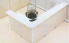 Newest Modern salon counter White Painting Small Reception Desk (SZ-RT020)