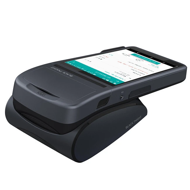 NFC POS Wholesale Price for 4G Android T1 handheld pos with printer All in one POS system for retail transaction