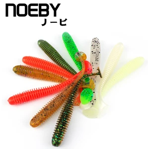 NOEBY 6cm 1.0g soft squid fishing lure trout worms