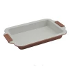nonstick bakeware set loaf pan with silicon handle