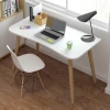 Nordic simple home office computer student writing desk with cabinet office modern bedroom study gaming desk