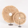 Nordic Style Best Collection Round Shape Raffia Material for Table Decor