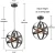 Import Nordic Vintage Pendant Lamp Lighting Black Round Earth Industrial Bar Chandelier from China