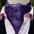 Import novelty custom mens red paisley polyester cravat ascot tie for wedding party from China