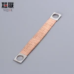 OEM factory power line  flexible braid  wire copper connector