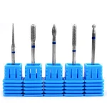 OEM Nail Drill Bits Manicure Cutter Nail Files Grinding Head for Nail Machine Metal Bit