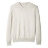 OEM Service Business Style Flat Knitted Pullover v neck 100% Cotton Men Sweater