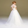 Online Show Wedding Girls Dresses White Lace Wedding Girls Dresses