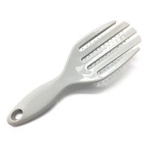 Osaki Brand New design Fork shape Anti-fork Plastic goody vent hair brush