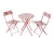 Import Outdoor Garden 3-Piece Metal Folding Bistro Set,Foldable Table and Chairs Set from China