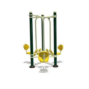 outdoor gym fitness park equipment With leg press station machine