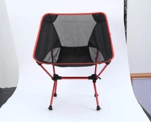 Outdoor lightweight portable fishing camping chair with carry bag