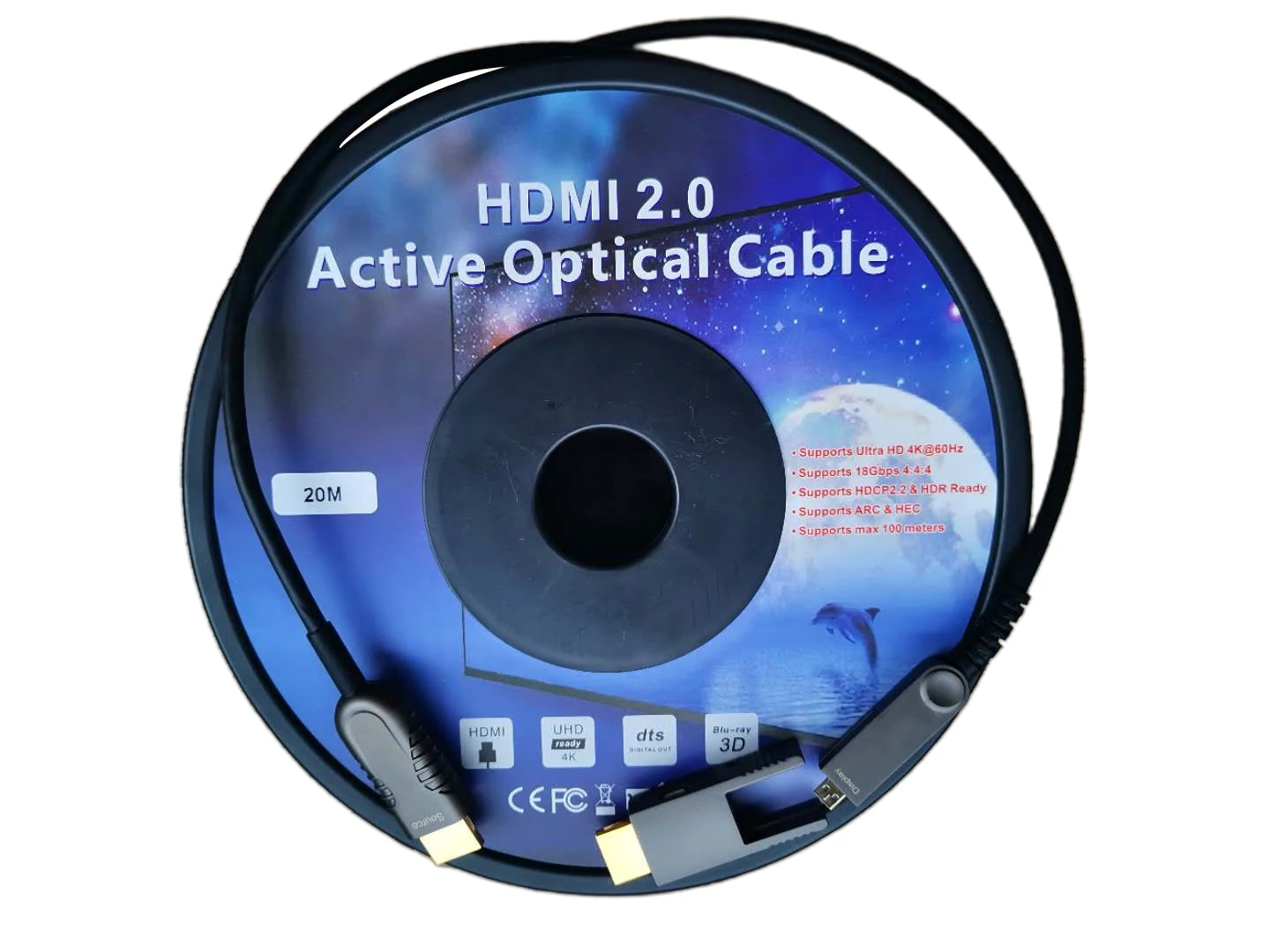 Outdoor Optical Fiber Cable 4k@60hz Audio Cables A To D 4k 4.5mm Video Core Cheap Communication Cable Fiber Optic