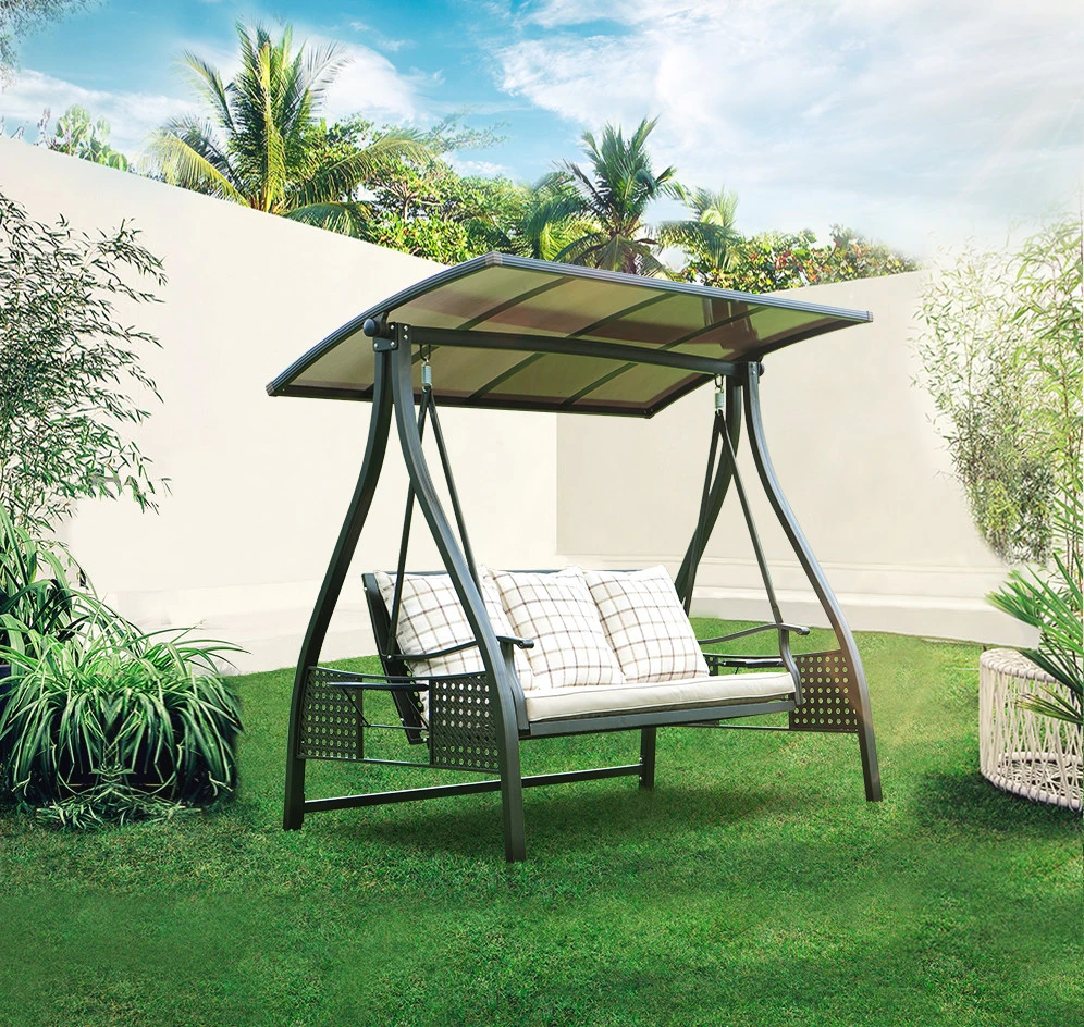 Outdoor Rattan Furniture Patio cast aluminum Rocking Chair garden swing