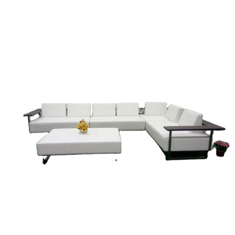 Outdoor Sectional sofa Hot Sale brushed aluminum Garden Furniture Function Patio Sofa For outdoor