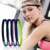 Outdoor Silica Gel Headband Sport Hair Band Anti-slip Elastic Sweatband Gym Sport Running Fitness Headband Yoga Accessories