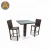 Import outdoor stainless steel metal cane clear coffee bar stool  outdoor rattan hotel bar chair from China