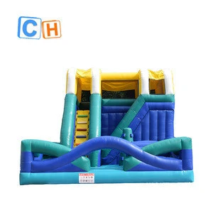 Outdoor toys giant inflatable obstacle course fun game for kids, inflatable floating obstacle for commercial