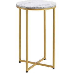 Oval shape coffee table gold legs marble luxury