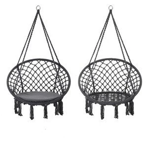 Patio Swing Hanging Macrame Chair for Bedroom