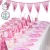 Import Pink Ballerina Princess Party Supplies Kids Birthday Party Decoration Set Baby Girl Shower Pack Event Party Supplie from China