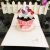 Import Pink color 3d cupcake pop up birthday greeting card from China