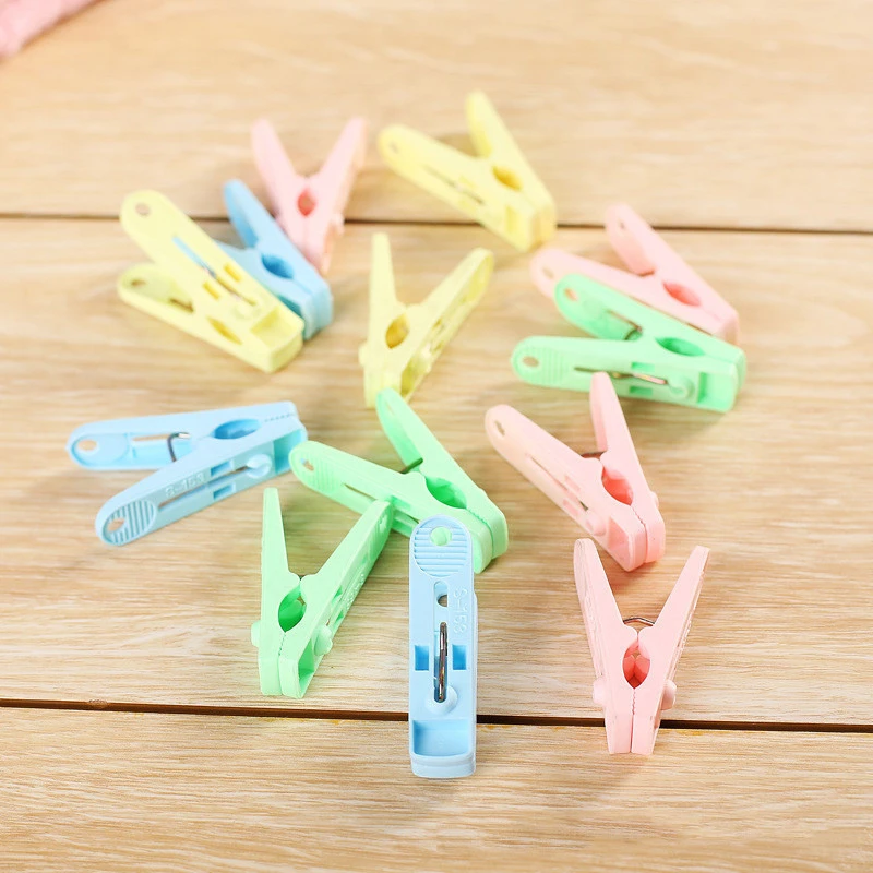 Plastic Clothes Clips Clothes Pin Drying Hanging Laundry Peg