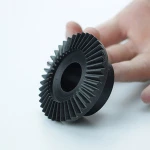plastic factory wear resistance Nylon bevel gear by molding injection