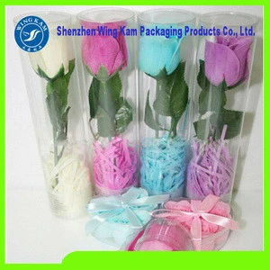 Plastic flower vase