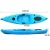 Import Plastic Kayak Sit On Top With Rudder and Foot Rest from China