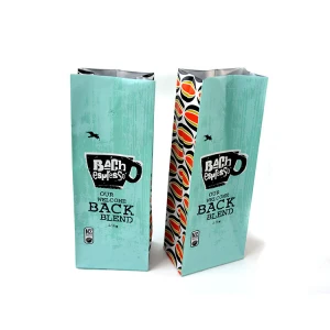 Plastic Packaging Bag Coffee Bag 1kg Block Bottom Coffee Bag