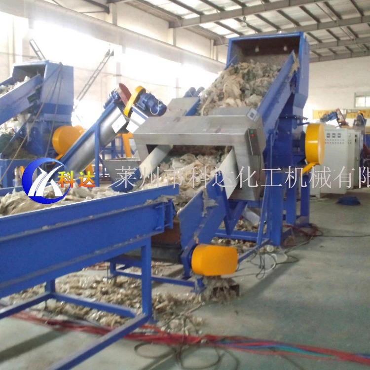 Plastic recycling machine/Waste PP PE film washing recycling line