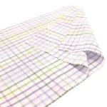 polyester cotton 65/35 yarn dyed fabric stock garment