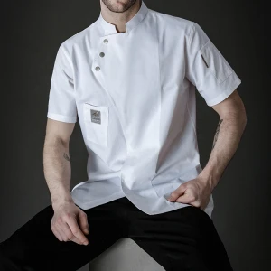 Polyester Cotton fabric kitchen chef coat hotel uniform jacket,chef uniform hotel staff